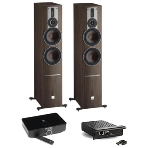 Dali Rubicon 6 C + Dali Sound Hub + BluOS NPM-2i | Walnoot