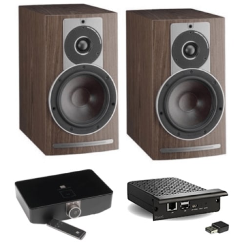 Dali Rubicon 2-C + Dali Sound Hub + BluOS NPM-2i | Walnoot