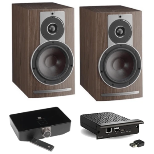 Dali Rubicon 2-C + Dali Sound Hub + BluOS NPM-2i | Walnoot
