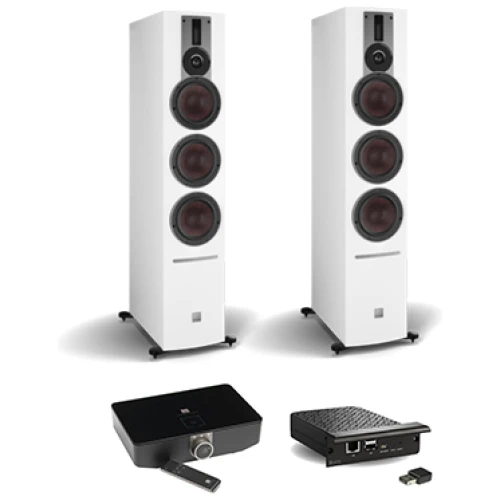 Dali Rubicon 8 C (2x) + Sound Hub + BluOS NPM 2i | Hoogglans wit