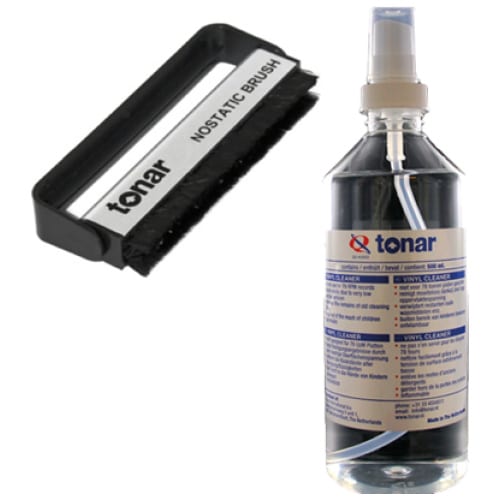 Tonar Vinyl schoonmaak bundel | Vinyl Cleaner Spray + Nostatic Brush