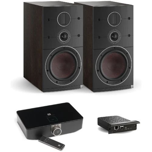 Dali Callisto 2 C + Sound Hub + BluOS NPM-2i (bundel) | Tobacco Oak