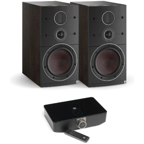 Dali Callisto 2 C + Sound Hub (bundel) | Tobacco Oak