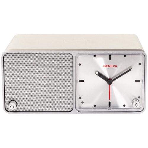 Geneva Time | Wekker / luidspreker | Wit